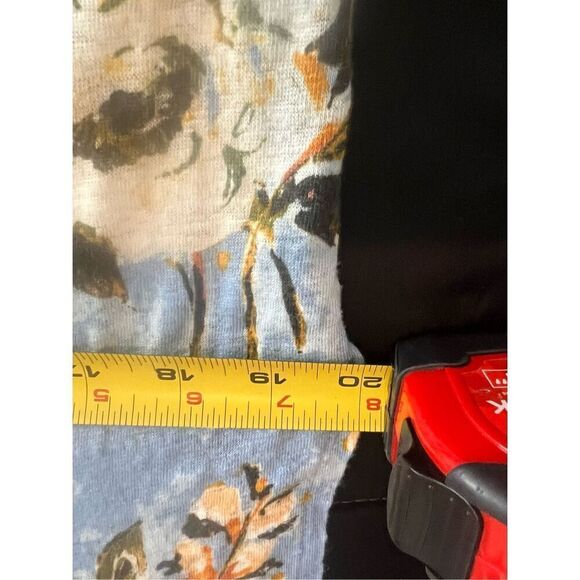 Joie 100% linen flower print top - Picture 4 of 5